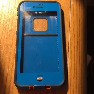 IPHONE 7 LIFE-PROOF CASE blue&orange
